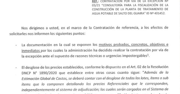 La Nación / Denuncian a intendente de Salto del Guairá por ignorar debido proceso para millonaria licitación
