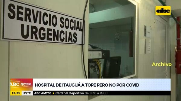 Hospital de Itauguá al tope, pero no por covid - ABC Noticias - ABC Color