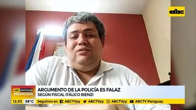 Argumento de la Policía es falaz, según fiscal - ABC Noticias - ABC Color