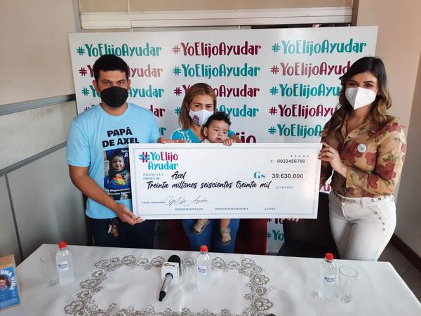 Recaudaron más de G. 30 millones para el pequeño Axel – Prensa 5