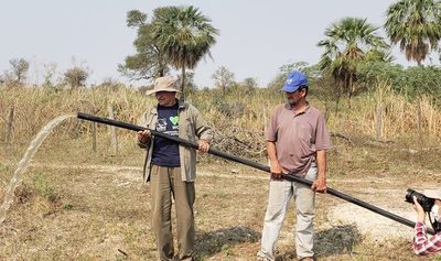 Realizan instalación de sistemas de aprovisionamiento de agua en plena sequía