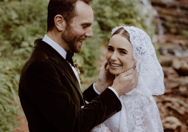 Lily Collins se casa en medio de la naturaleza: “Nunca he sido tan feliz”