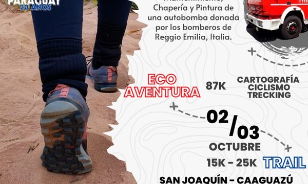 20 años de Aventura Paraguay: Lleguemos a la meta por el camión de bomberos
