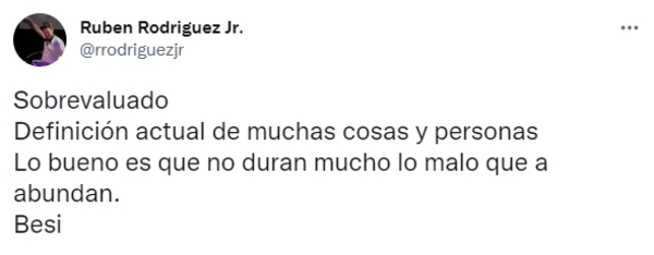 Junior Rodríguez dispara hacia "sobrevaluados" - Teleshow