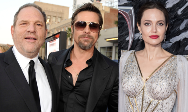 Angelina Jolie reveló detalles de su pelea con Brad Pitt por haber trabajado con Harvey Weinstein
