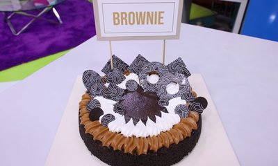 BROWNIE DE NUECES CON CREMA PASTELERA DE CULCE DE LECHE | Telefuturo