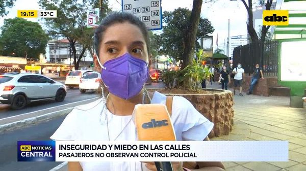 Sondeo: Inseguridad y miedo en las calles - ABC Noticias Central - ABC Color