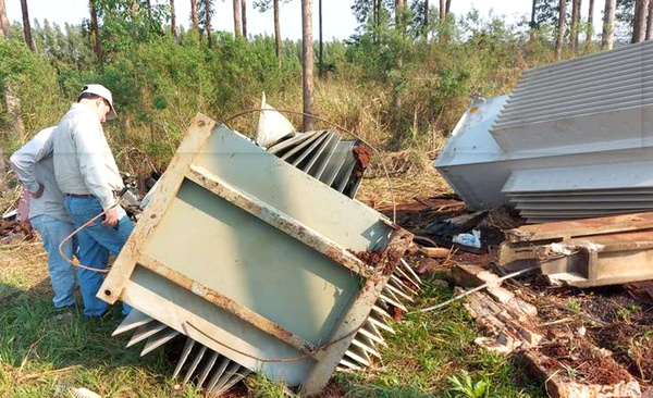 Desarman equipos de la ANDE para robar cobre por valor de USD 120 Mil - La Clave