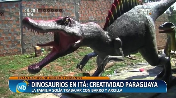 Dinosaurios en Itá: Creatividad Paraguaya - SNT