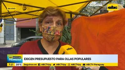 Exigen presupuesto para ollas populares - ABC Noticias - ABC Color
