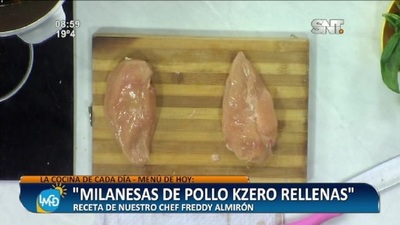 Cocina LMCD: Milanesas de pollo Kzero rellenas - SNT