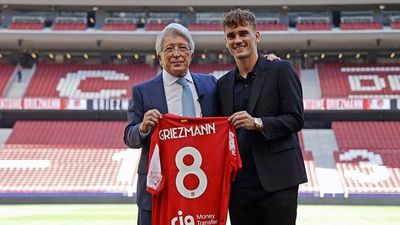 Antoine Griezmann es presentado en Atlético de Madrid