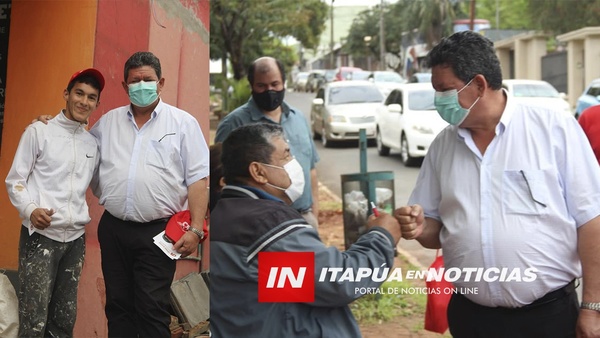 INTENSO RECORRIDO DE CÉSAR ROJAS CON BUENA RECEPTIVIDAD.