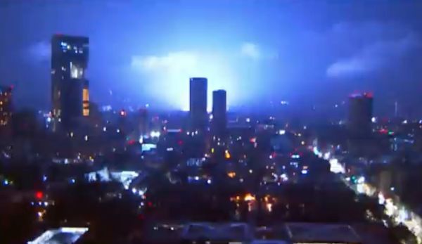 ¿Qué fueron las luces vistas en el cielo durante el temblor en México?