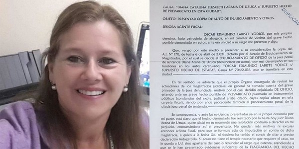 JEM INICIA JUICIO A LA JUEZA DIANA ARANA POR MAL DESEMPEÑO