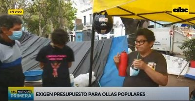 Red de Ollas Populares insiste por los USD 5 millones  - Nacionales - ABC Color