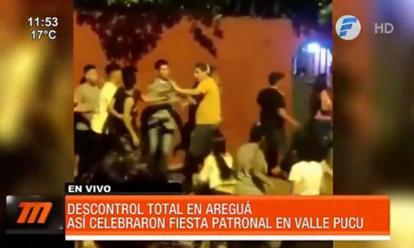 Descontrol total en Areguá durante fiesta patronal | Telefuturo