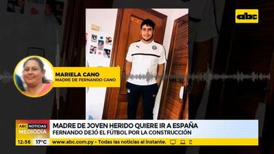 Madre de joven herido tras derrumbe quiere viajar a España - ABC Noticias - ABC Color