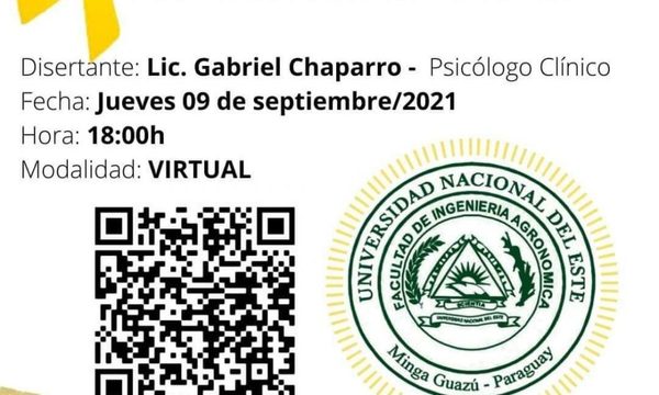 Organizan charla virtual sobre prevención de suicidio