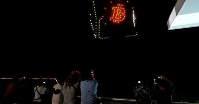 La Nación / El cielo de El Salvador se iluminó con un bitcóin