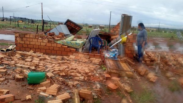 Tormenta causa destrozos en la zona de Alto Paraná