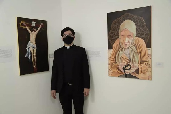 Sacerdote de San Lorenzo expone obras en Manzana de la Rivera » San Lorenzo PY