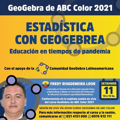 Séptima sesión en vivo del curso GeoGebra de ABC Color - Marketing - ABC Color