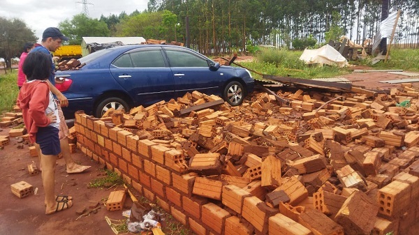 Temporal genera destrozos en varios puntos de Alto Paraná