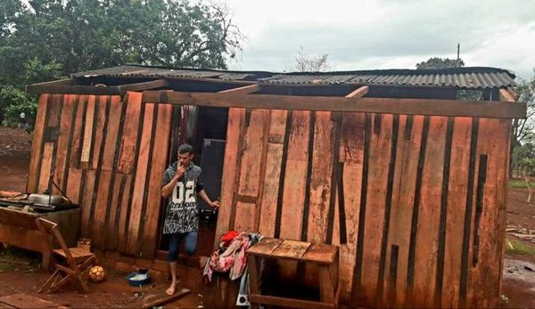Tormenta causó destrozos en el norte de Alto Paraná - ABC en el Este - ABC Color
