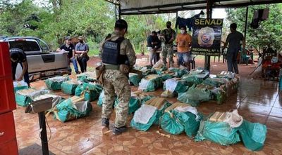 Hallan más de una tonelada de marihuana oculta en fosas en el nuevo distrito de Cerro Corá