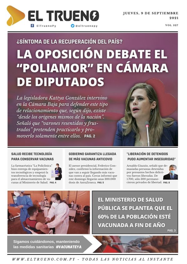 E-paper 9 de septiembre 2021 - El Trueno