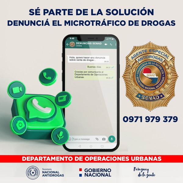 Senad inicia campaña para identificar y combatir focos de microtráfico en Central | .::Agencia IP::.
