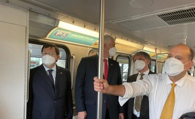 Diario HOY | Wiens, Cachito y titular de Fepasa, de paseo por Corea buscando el tren