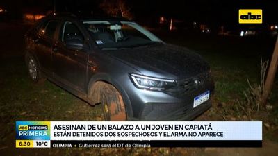 Asesinan de un balazo a un joven en Capiatá - ABC Noticias - ABC Color