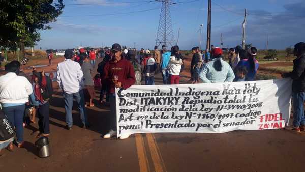 Supuestos sin tierra se movilizan en rechazo del Proyecto de Ley de la Invasión de Tierra