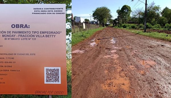 Otra feroz tragada de más de G. 624 millones de Miguel Prieto con obra fantasma