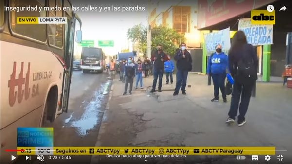 Ciudadanos enfrentan la calle con temor real a la inseguridad y descrédito a la Policía - Nacionales - ABC Color
