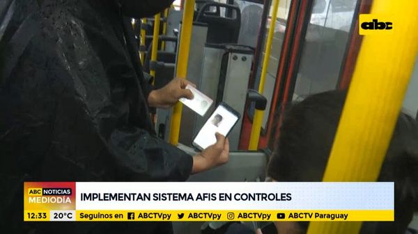 Policía implementa sistema AFIS en controles - ABC Noticias - ABC Color