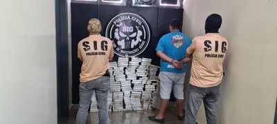 Policía Civil de Ponta Porã incautó casi 175 kilos de cocaína sobre la ruta MS 164