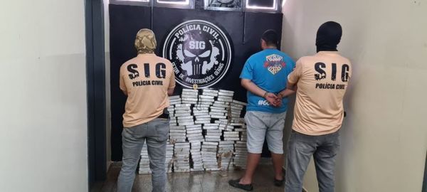 Policía Civil de Ponta Porã incautó casi 175 kilos de cocaína sobre la ruta MS 164