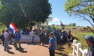 Manifestaciones con cierres de rutas contra proyecto sobre invasiones