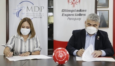 Defensa Pública y Olimpiadas Especiales firmaron convenio para promover proyectos inclusivos