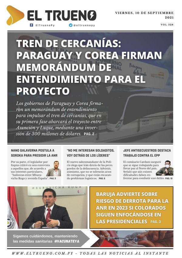 E-paper 10 de septiembre 2021 - El Trueno