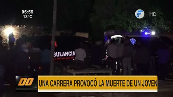 Joven muere baleado tras conflicto por carrera con apuestas en Capiatá