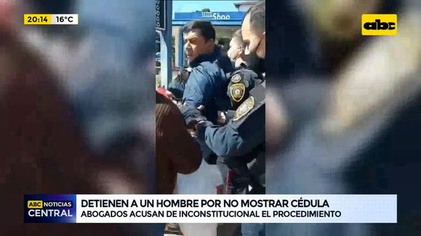 ¿Puede la Policía aprehender a quienes no porten cédula? - Nacionales - ABC Color