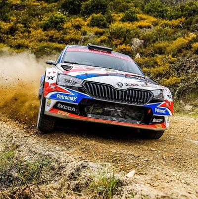 Zaldívar, quinto en la WRC3 de Grecia - Automovilismo - ABC Color