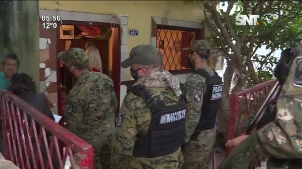 Operación "Chacal": Duro golpe al clan Rotela - SNT