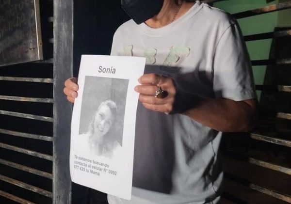 Hallan con vida a Sonia Raquel Aquino, desaparecida desde el 30 de julio