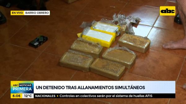 Presunto miembro del Clan Rotela, detenido tras allanamiento - ABC Noticias - ABC Color