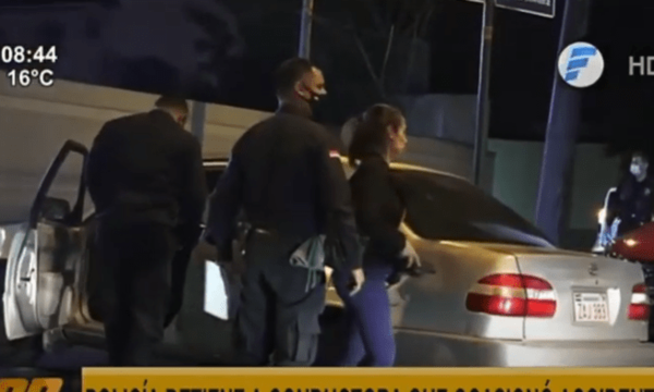 Detuvieron a mujer que ocasionó accidente en Asunción | Telefuturo